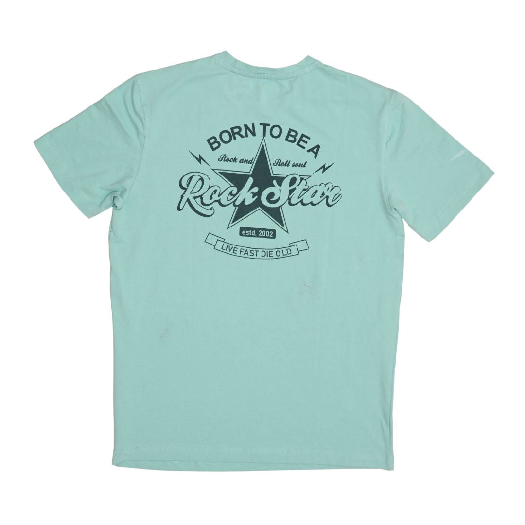 Born to Be a Rock Star Graphic Printed T-shirt