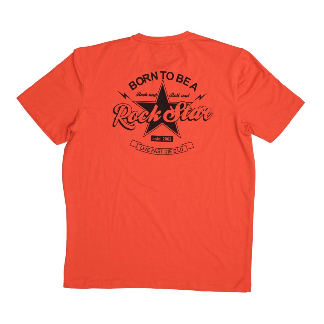 Born to Be a Rock Star Graphic Printed T-shirt