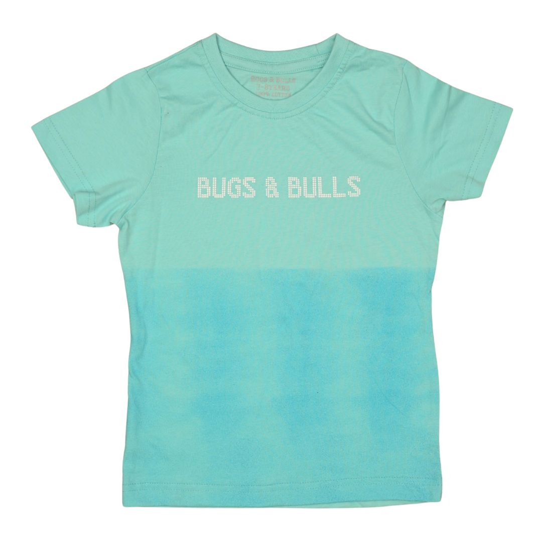 Kids’ Ombre Blue “Bugs & Bulls” T-shirt