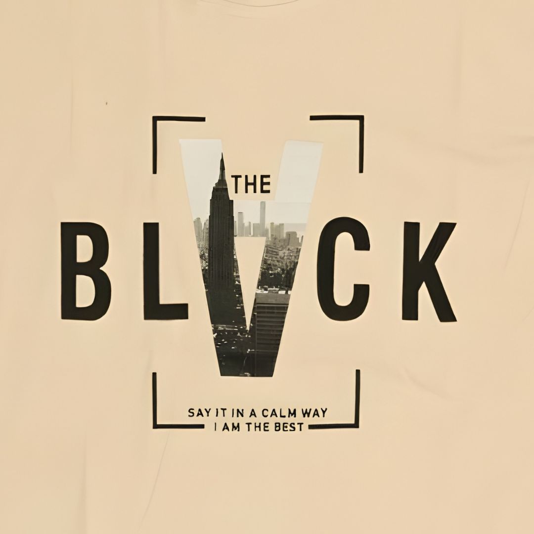 BLVCK V graphic printed t shirts for men