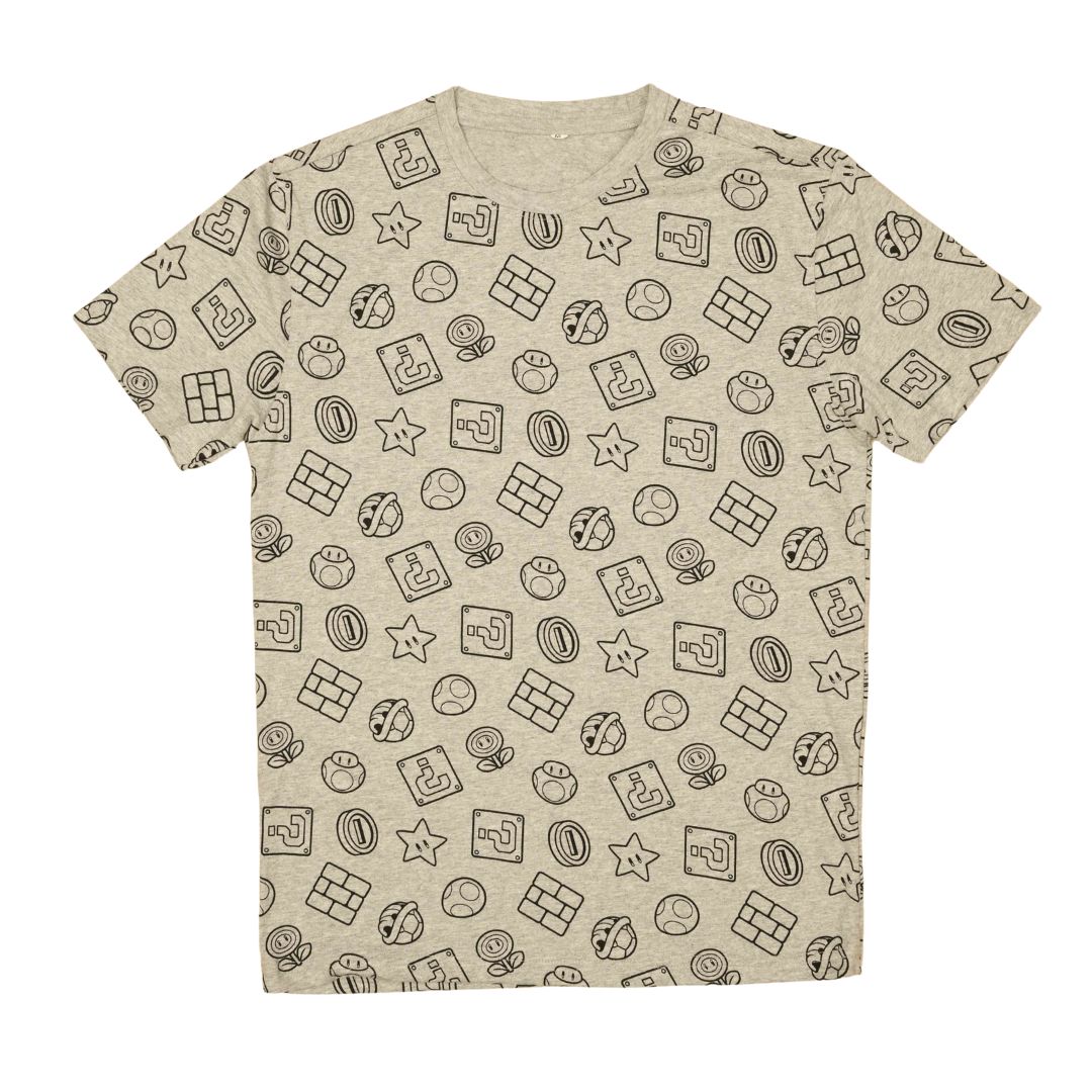 All-Over Graphic Print T-shirt