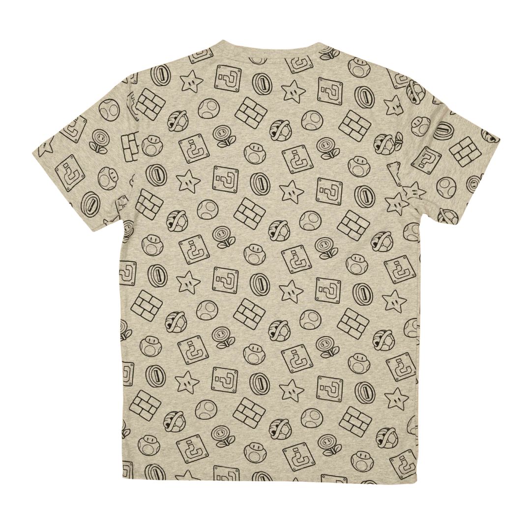 All-Over Graphic Print T-shirt