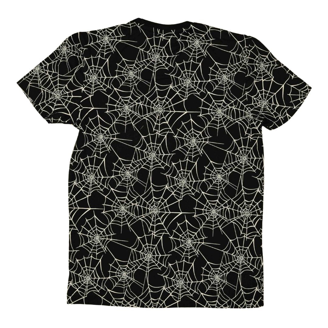 Spider Web Graphic Printed T-shirt