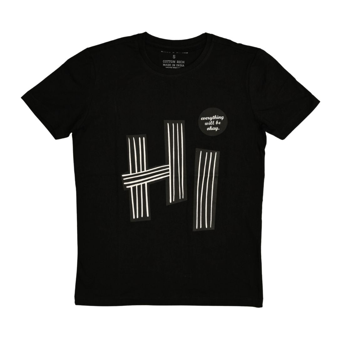 Everything Will Be Okay Graphic Printed Regular T-shirt
