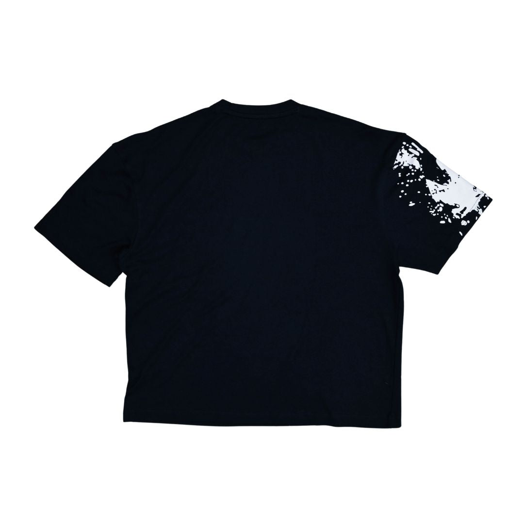Splash Butterfly Graphic Oversized T-shirt
