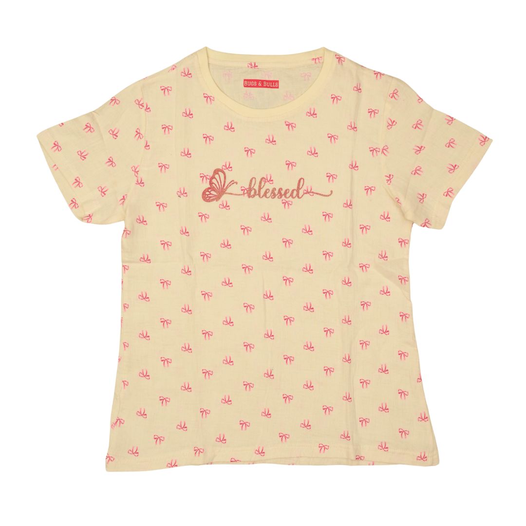 Blessed Bow Print Women’s T-shirt