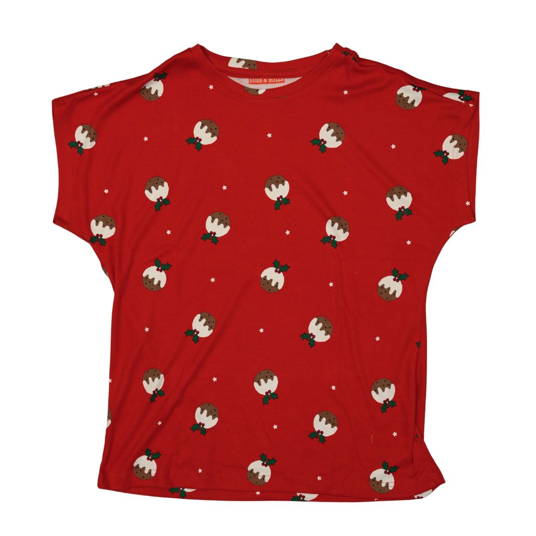 Holiday Pudding Print Women’s T-shirt