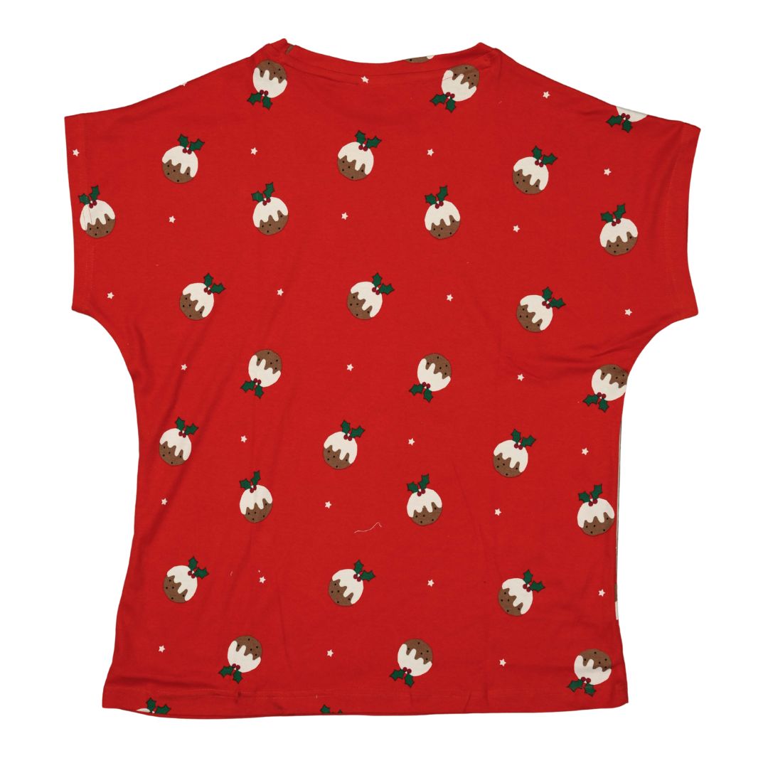 Holiday Pudding Print Women’s T-shirt