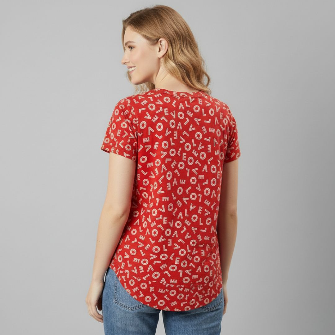 fashion clothes for women cute love tee