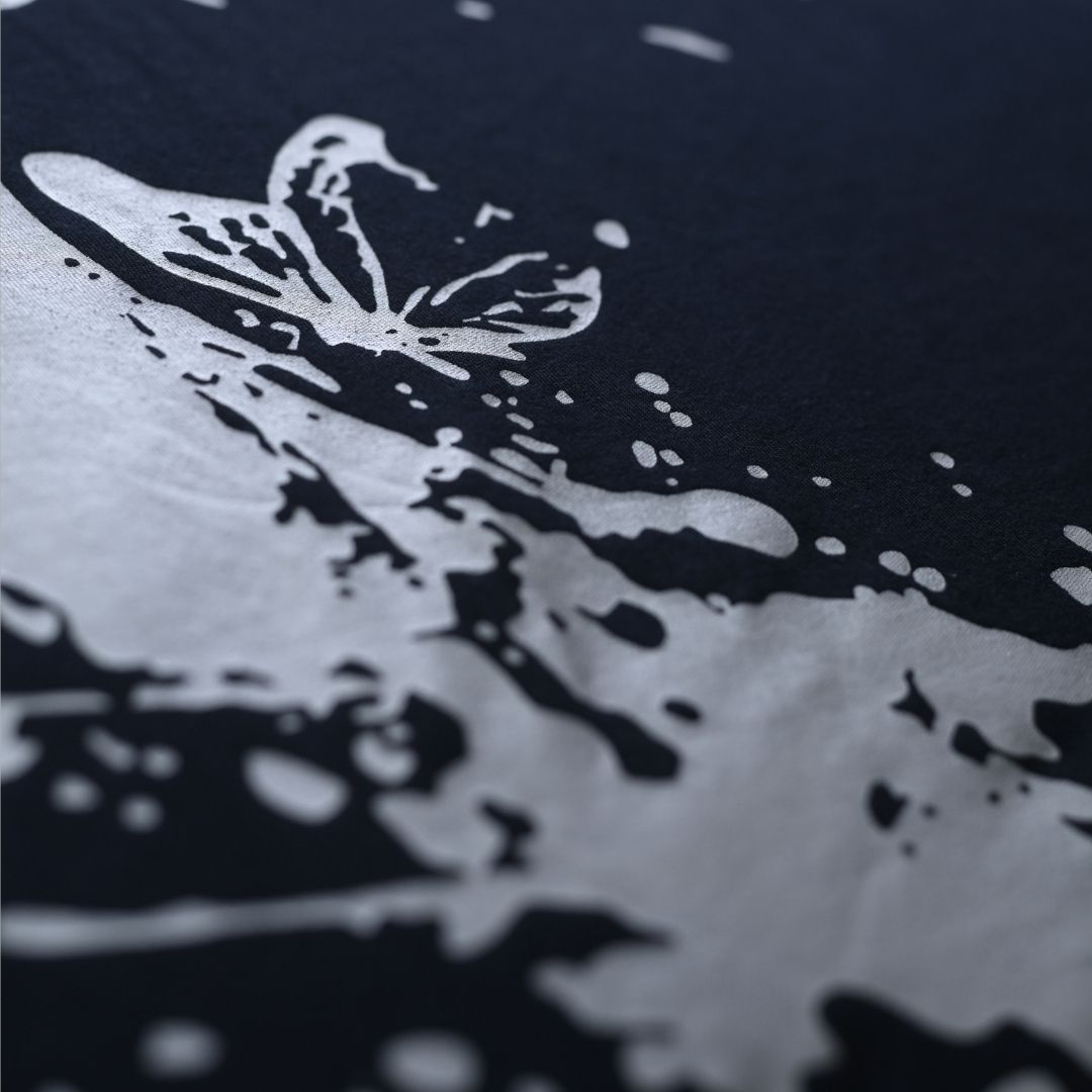 Splash Butterfly Graphic Oversized T-shirt