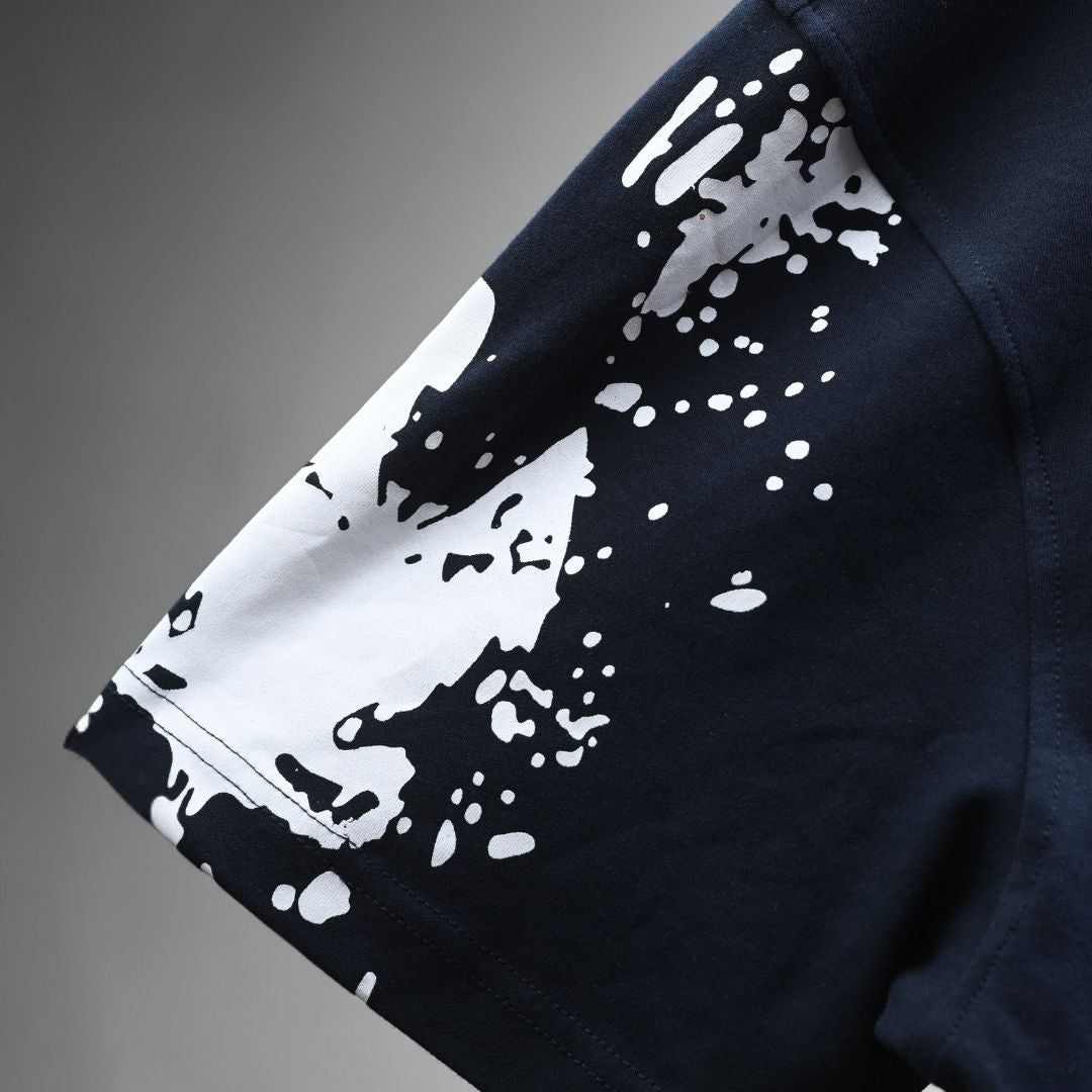 Splash Butterfly Graphic Oversized T-shirt