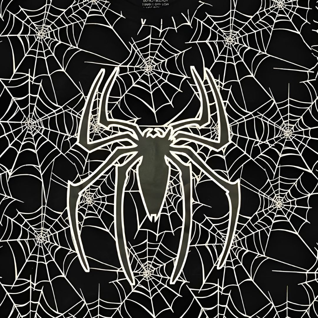 men’s graphic t shirts spider print