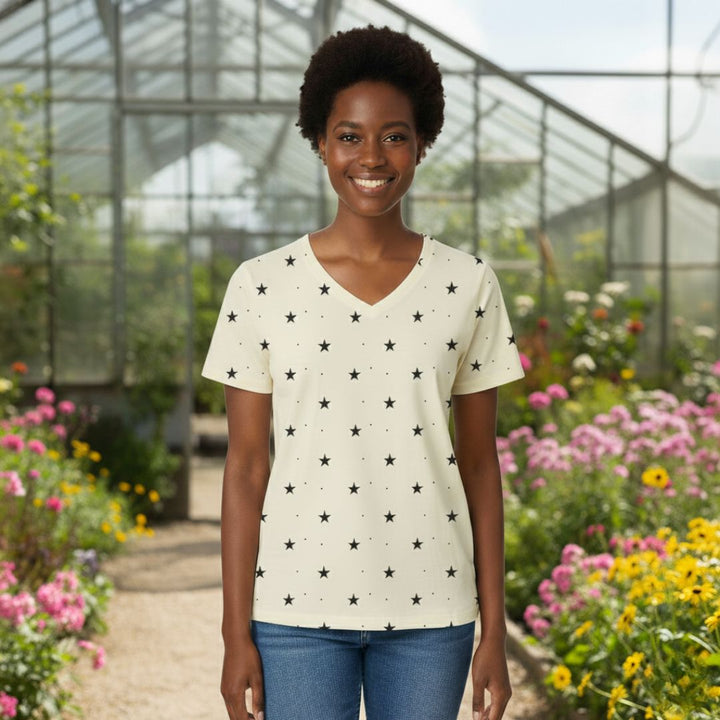 Starry Dreams Women’s V-Neck T-shirt