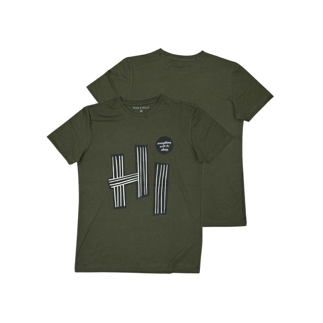 Everything Will Be Okay Graphic Printed Regular T-shirt