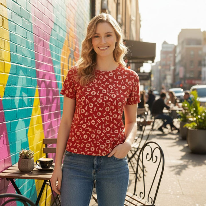 Love All Over Print Women’s T-shirt