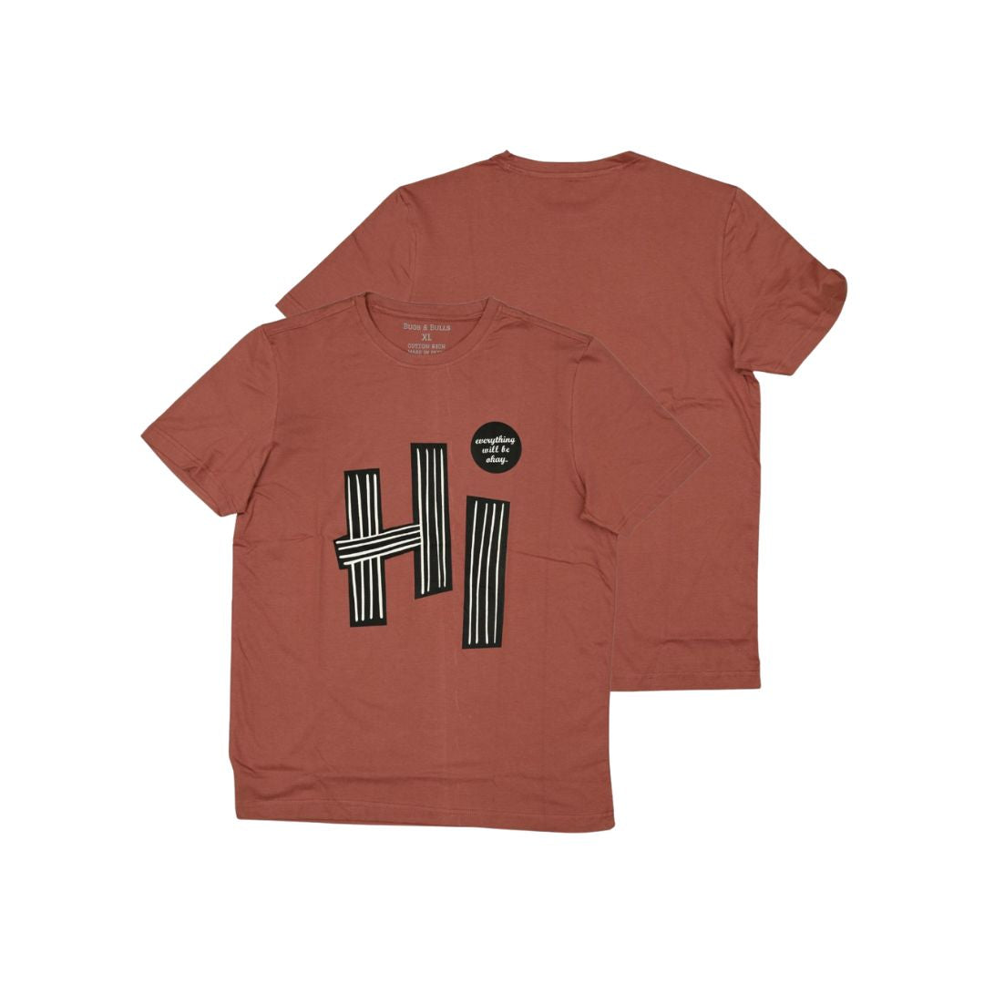 Everything Will Be Okay Graphic Printed Regular T-shirt