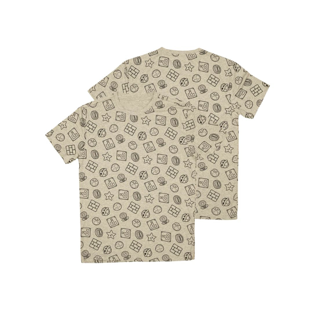 All-Over Graphic Print T-shirt