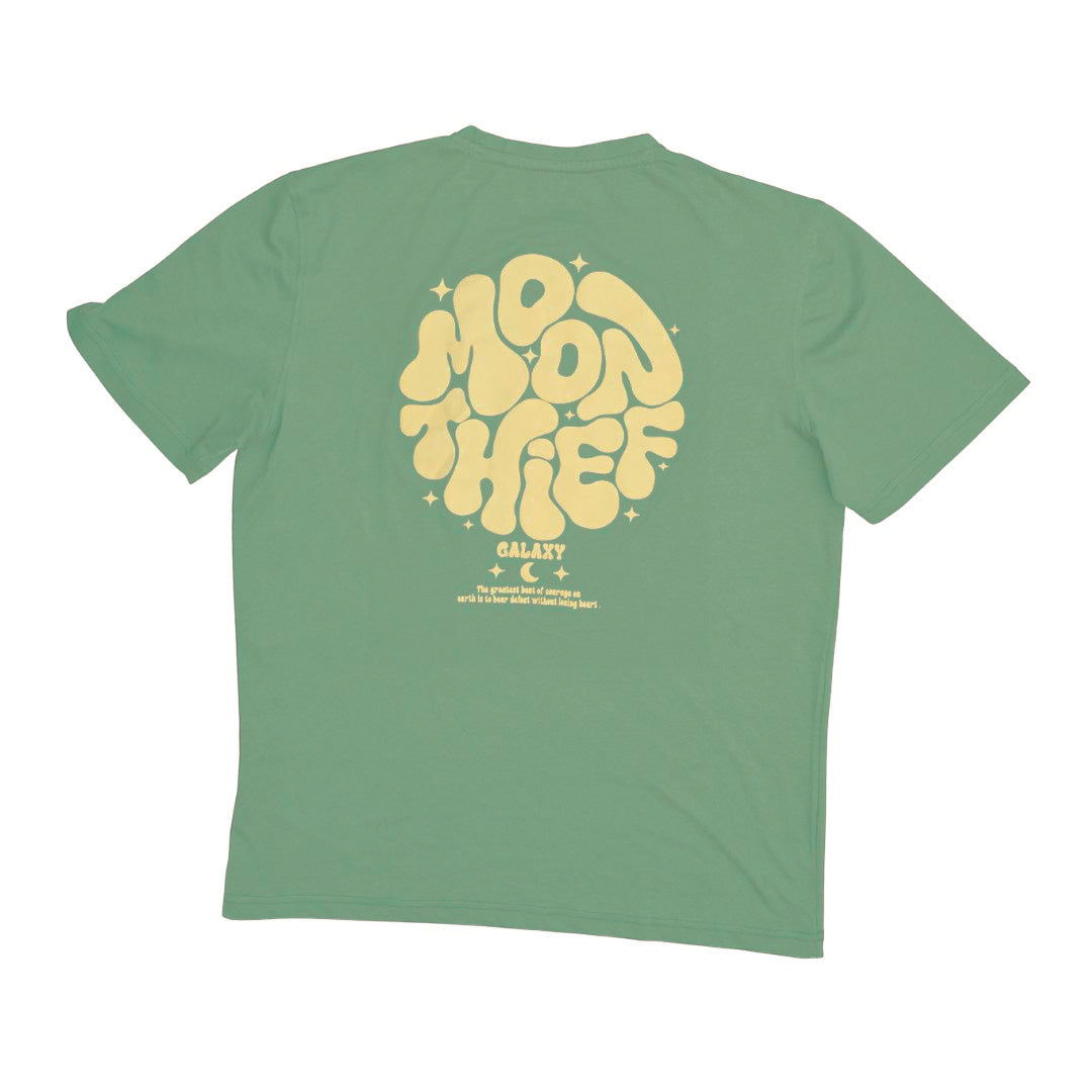Moon Thief Typography Graphic Printed T-shirt