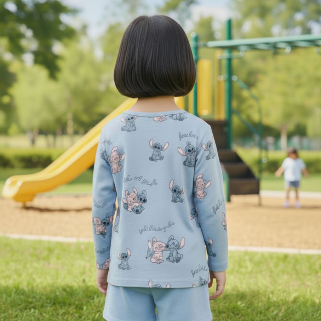 soft cotton kids clothes girls cartoon top