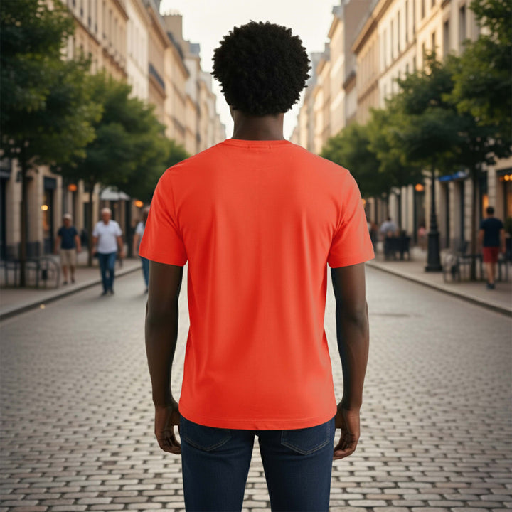 The BLVCK V Typography Graphic Printed T-shirt