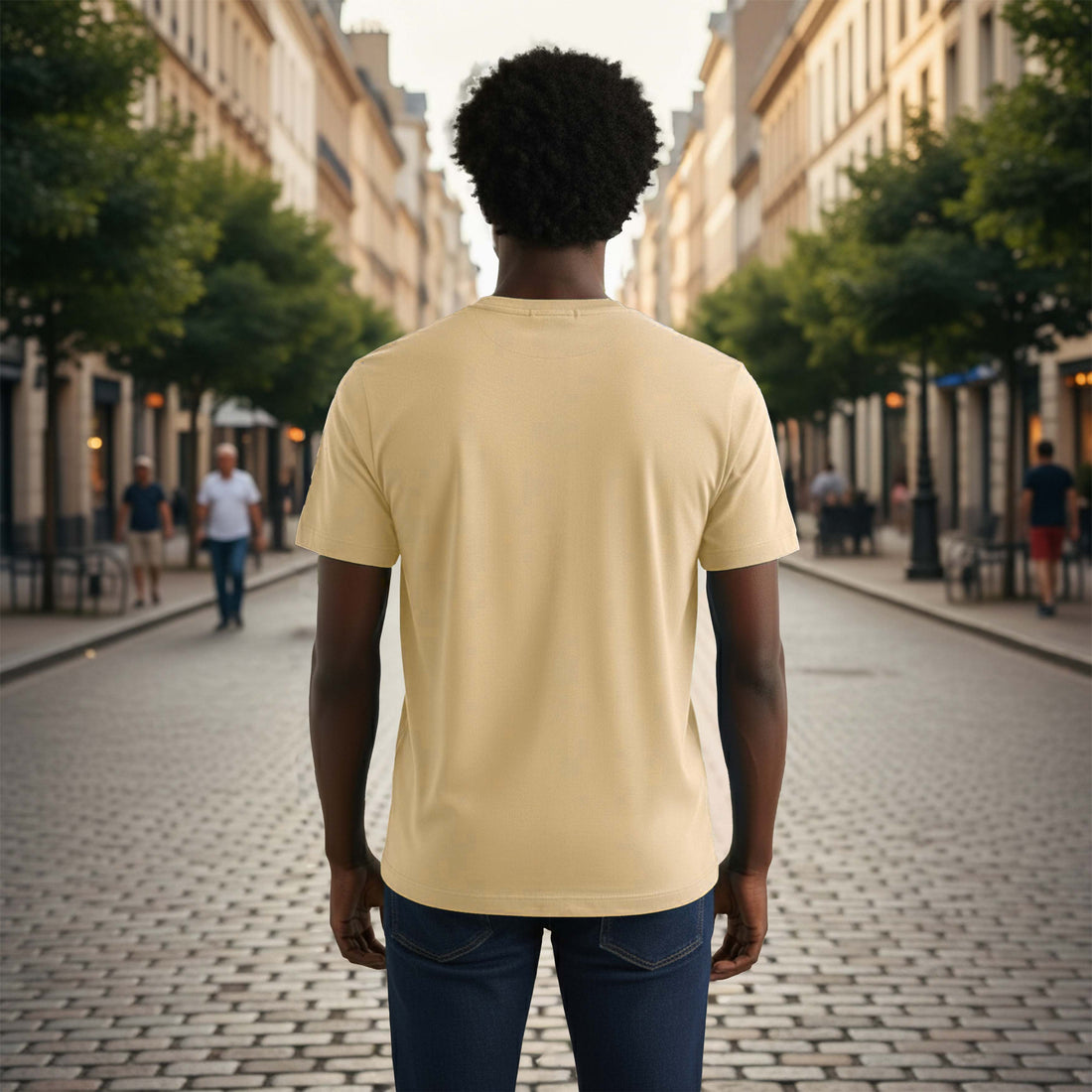 The BLVCK V Typography Graphic Printed T-shirt