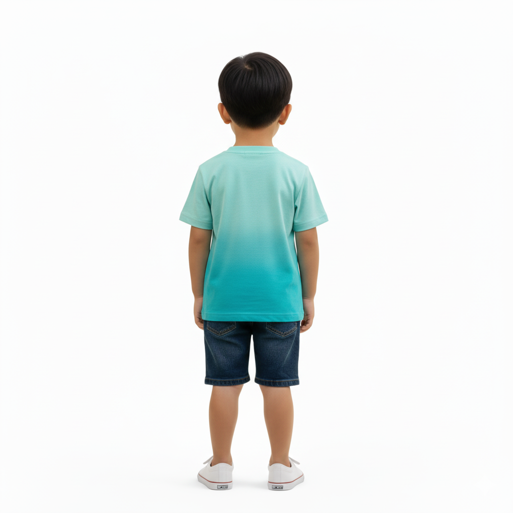Kids’ Ombre Blue “Bugs & Bulls” T-shirt