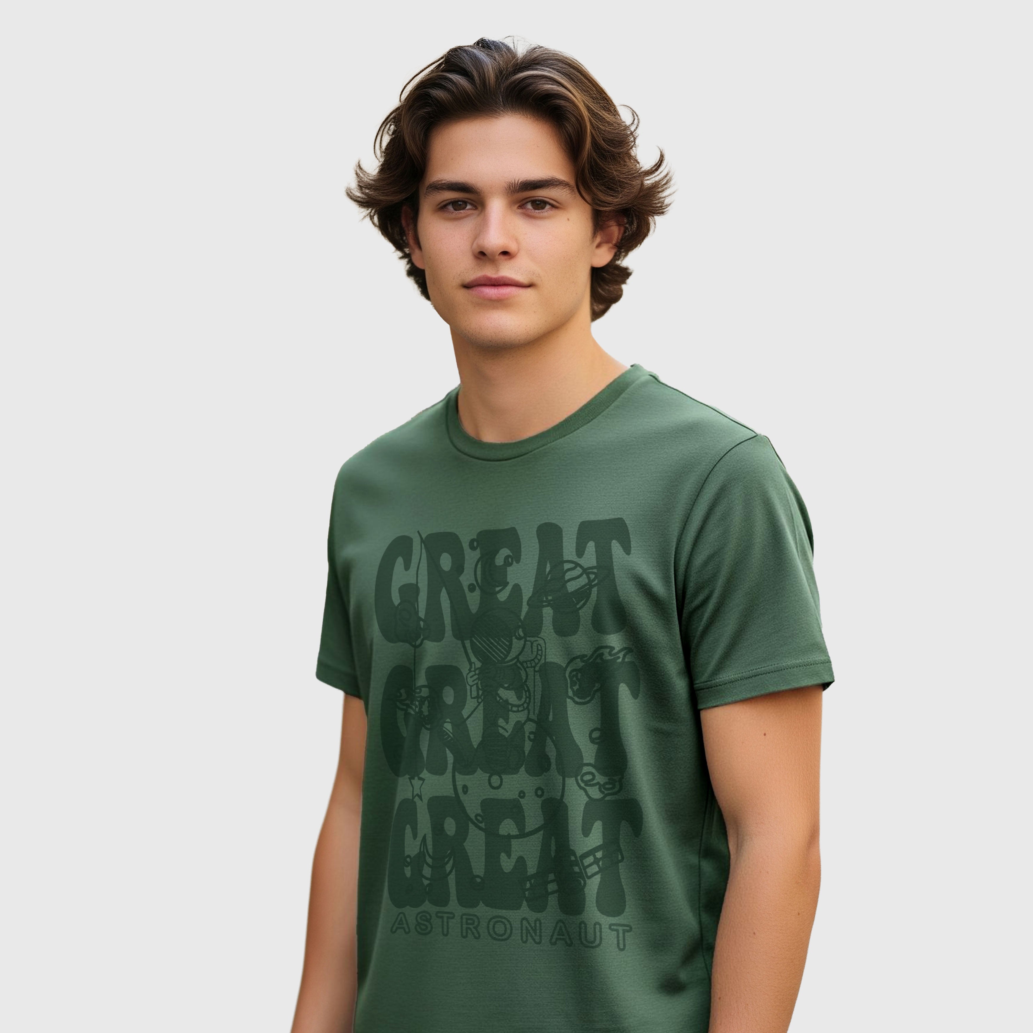 cool t shirts for men astronaut artwork