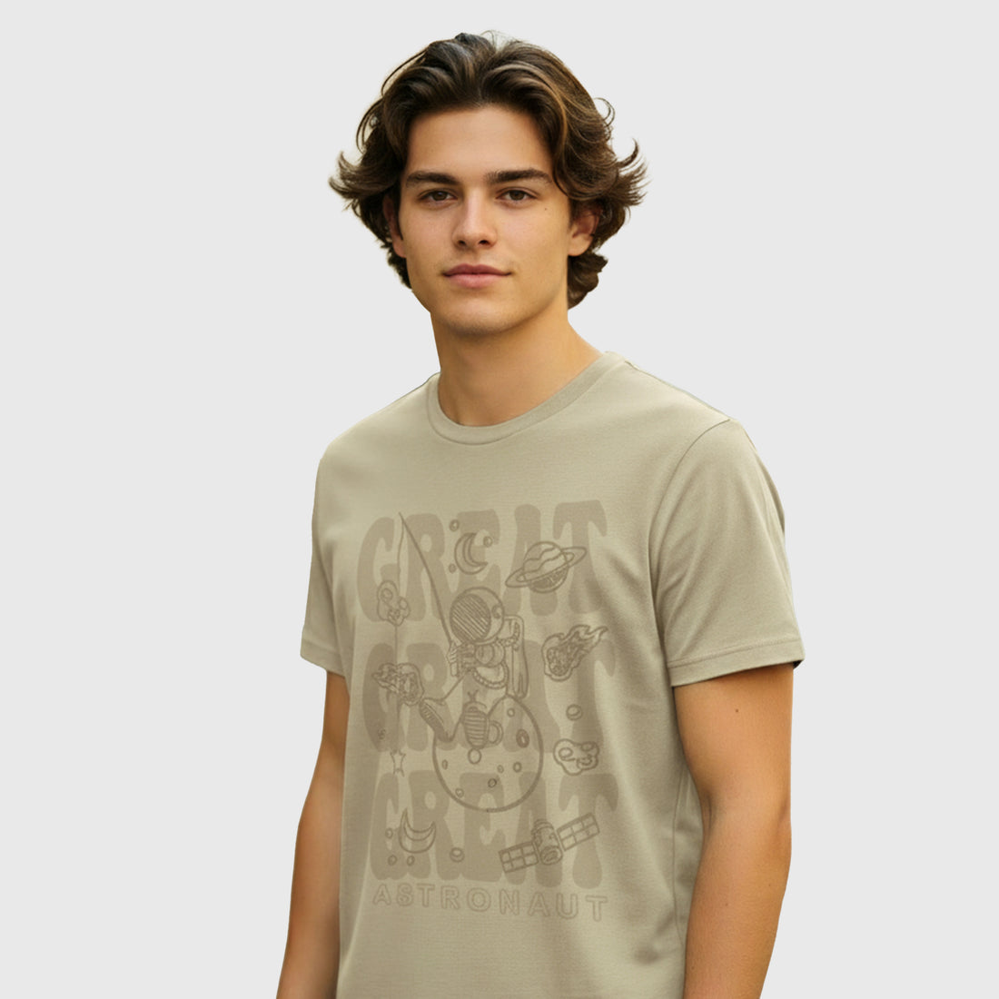 space print printed t shirts for men