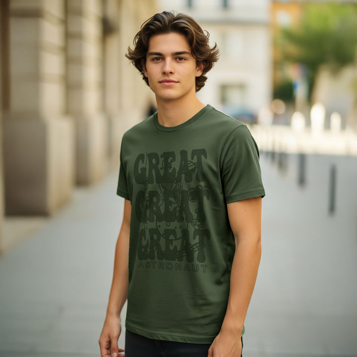 great astronaut men’s graphic t shirts space print