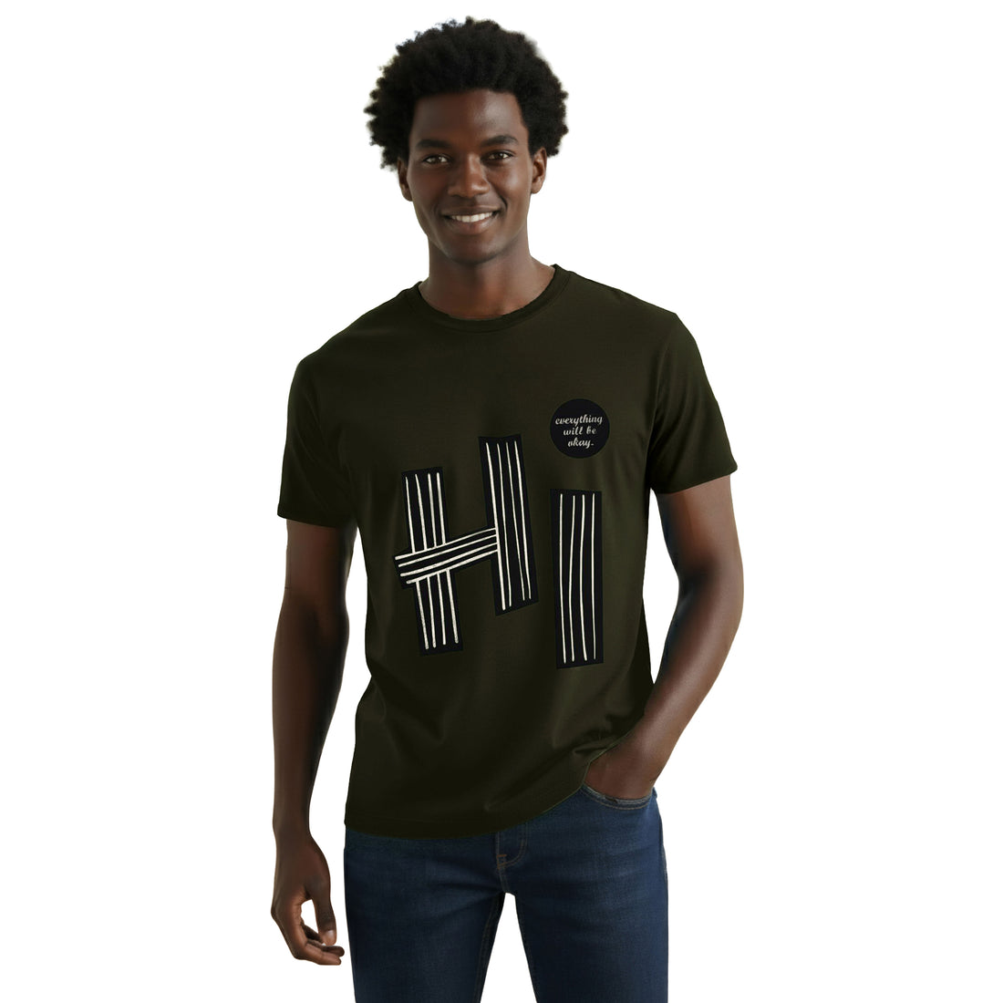 “motivational message men’s graphic t shirt”