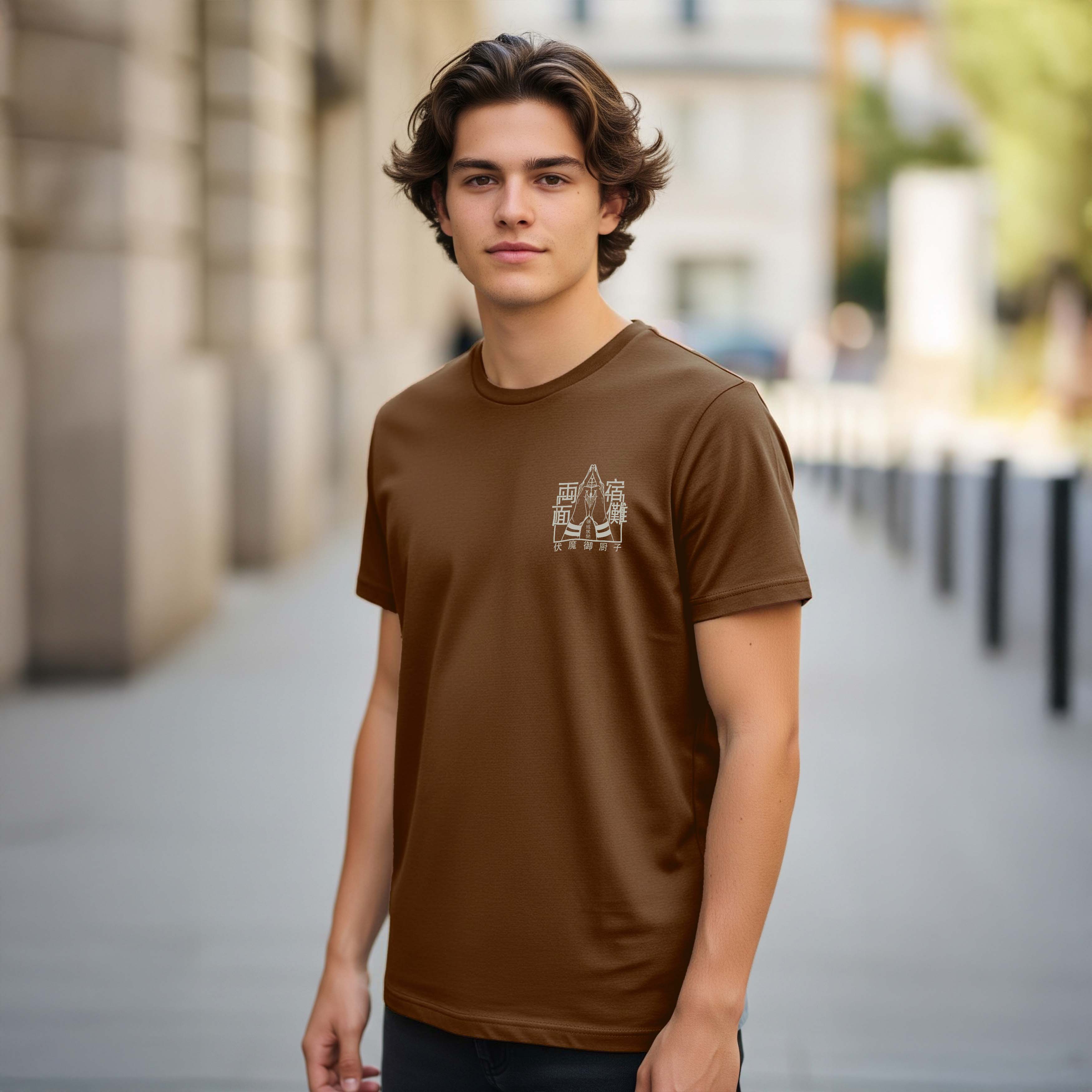 japanese typography mens graphic t shirts