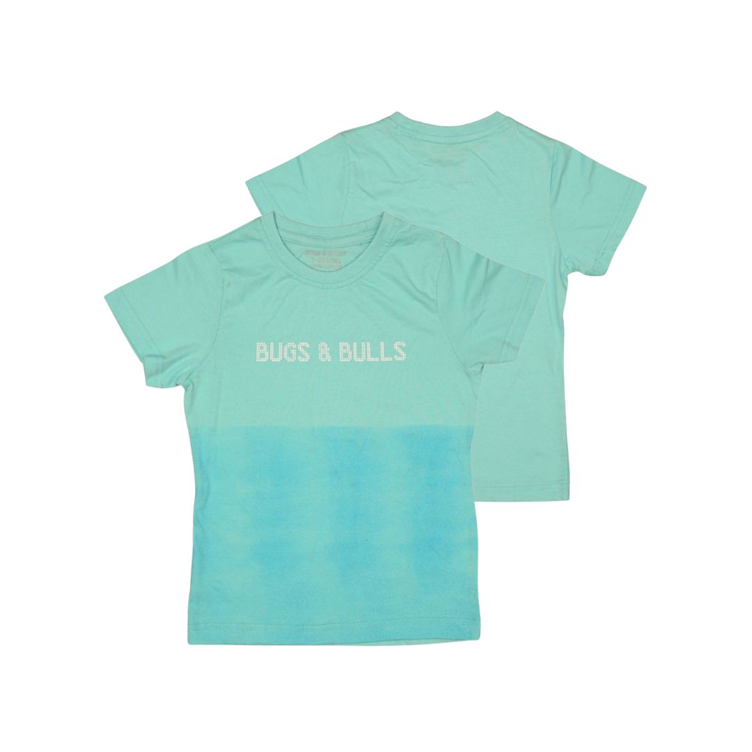 Kids’ Ombre Blue “Bugs & Bulls” T-shirt