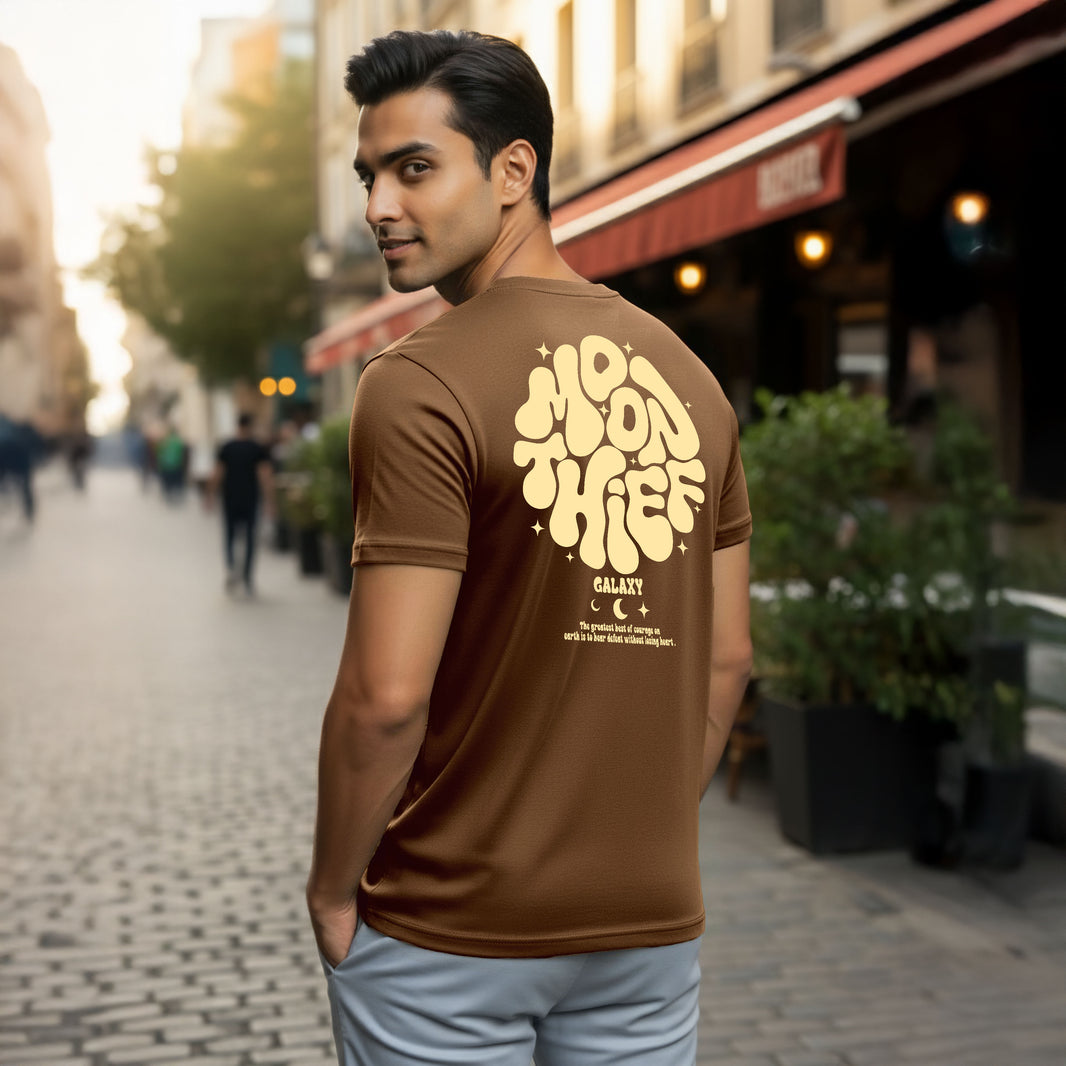 bold moon print mens graphic t shirts