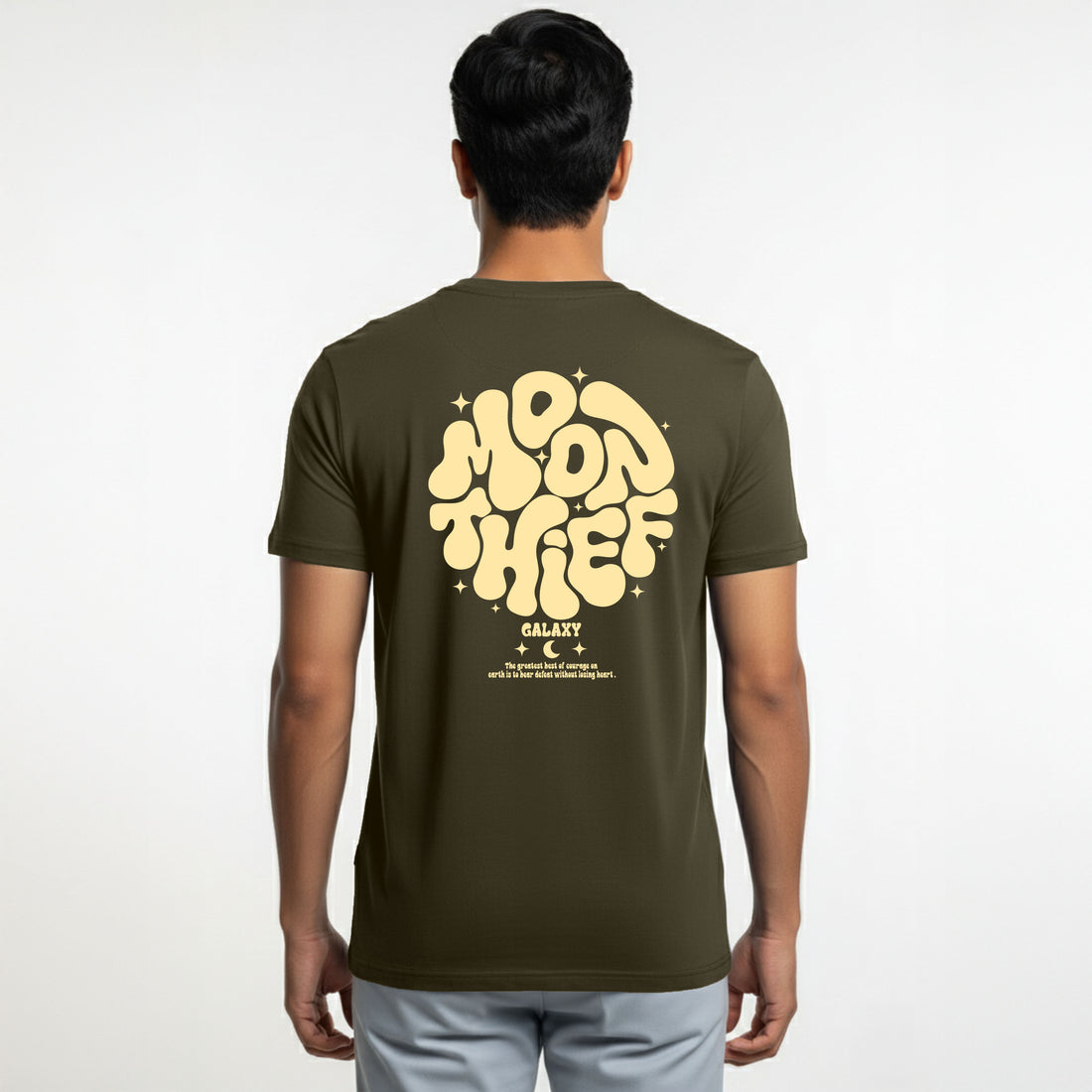 cool t shirts for men moon illustration