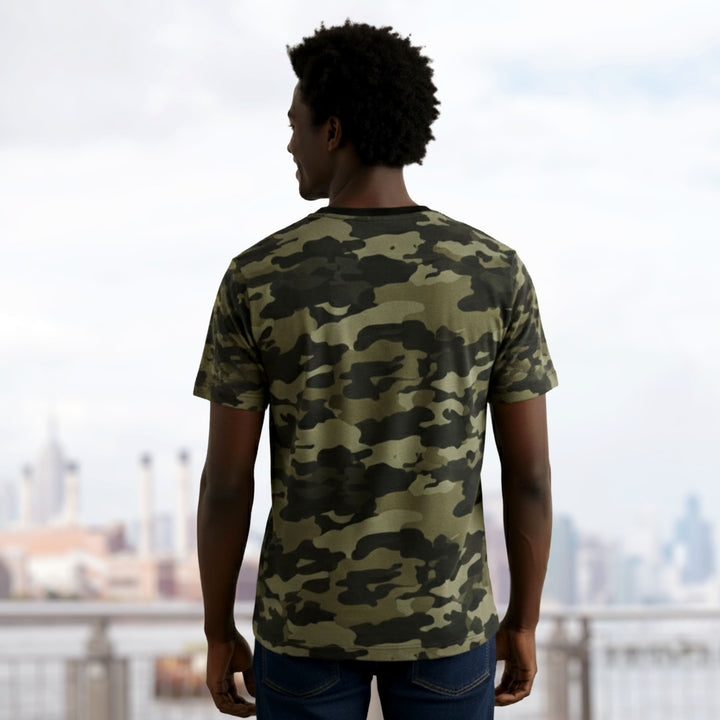 Never Give Up Typography Graphic Printed T-shirt