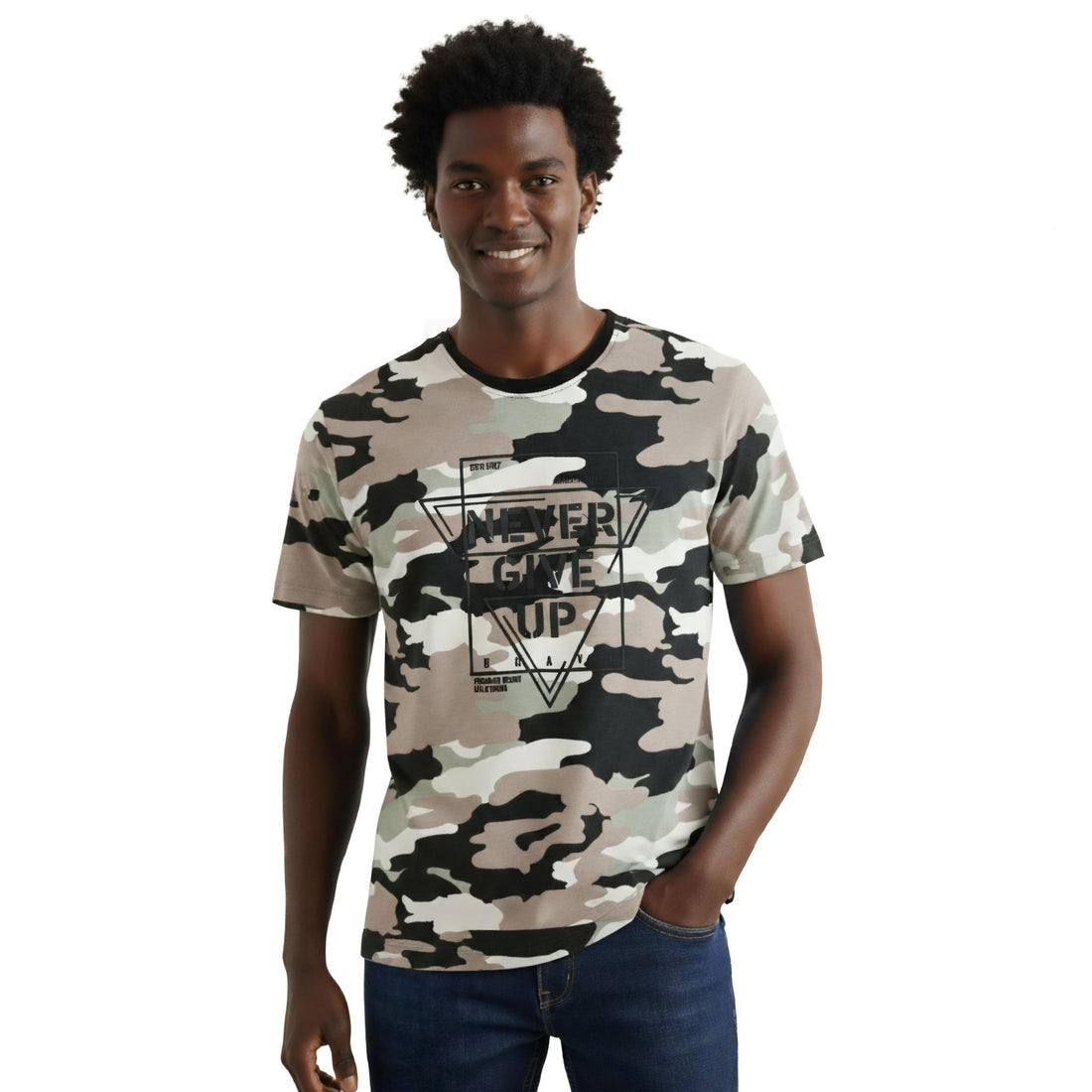 army style cool t shirts for men