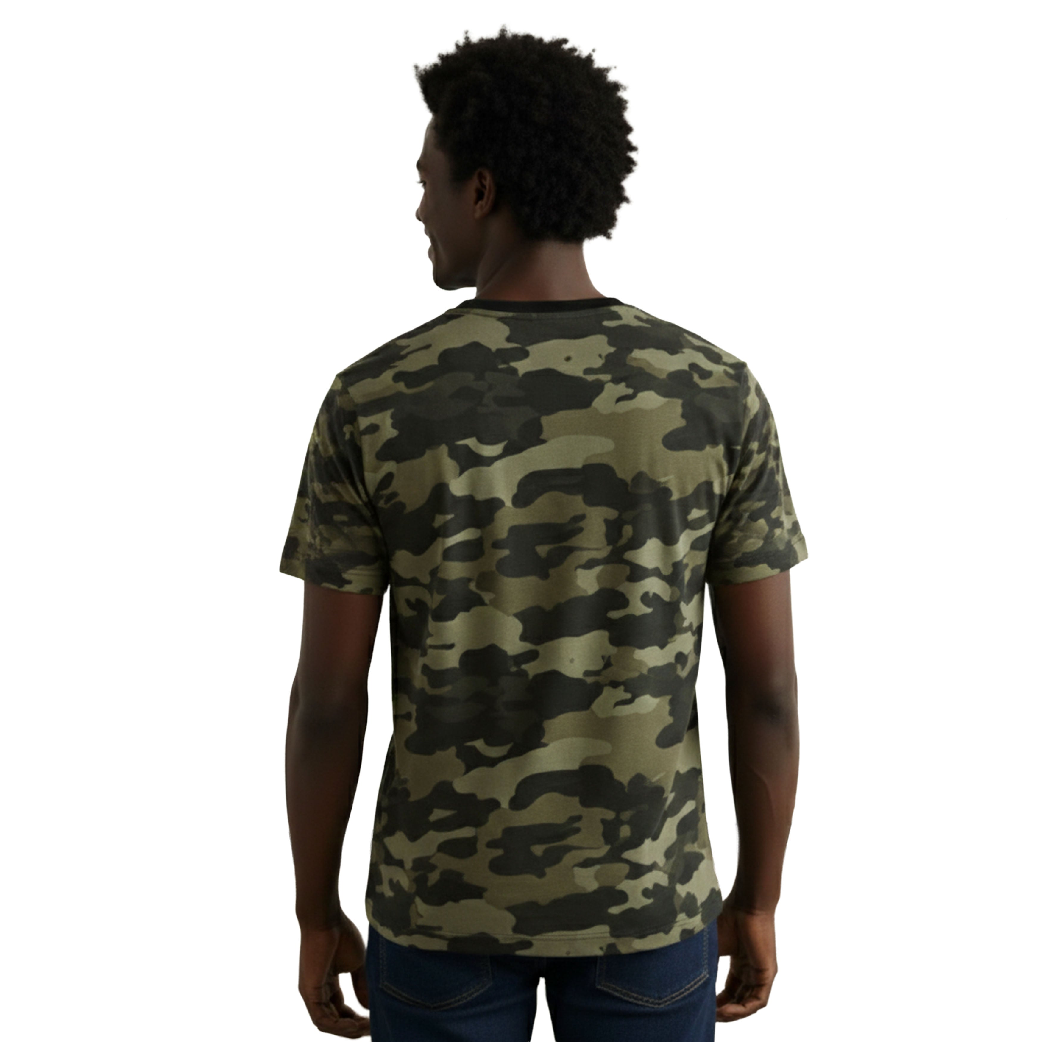 cool t shirts for men camo typography