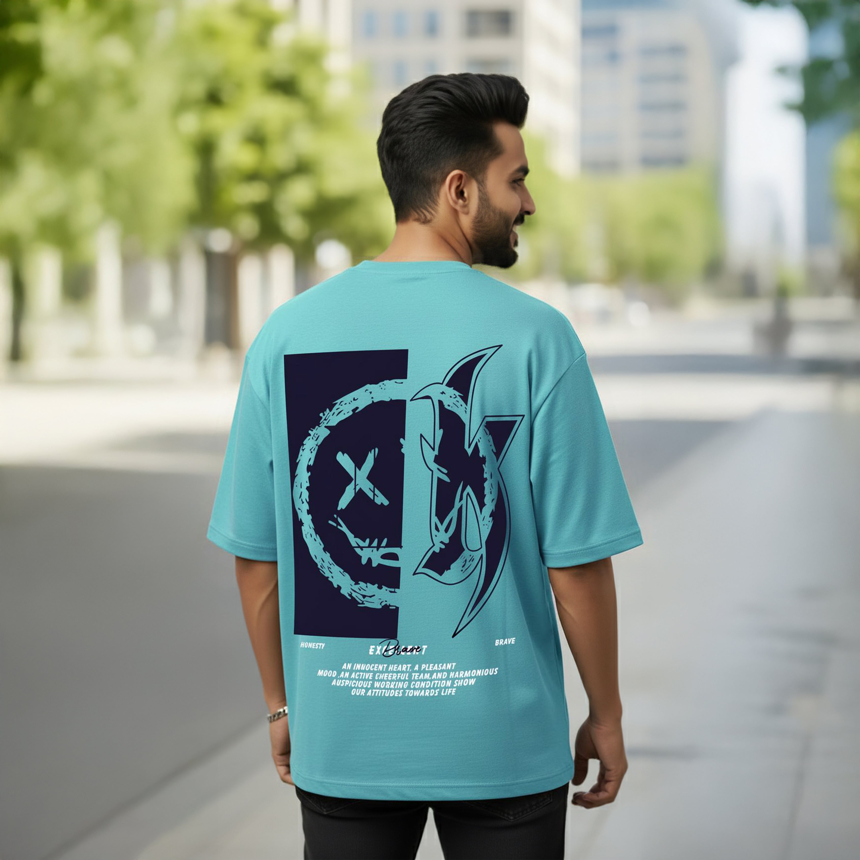 “mens graphic t shirts II OK character artwork”