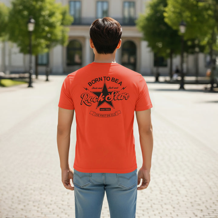Born to Be a Rock Star Graphic Printed T-shirt