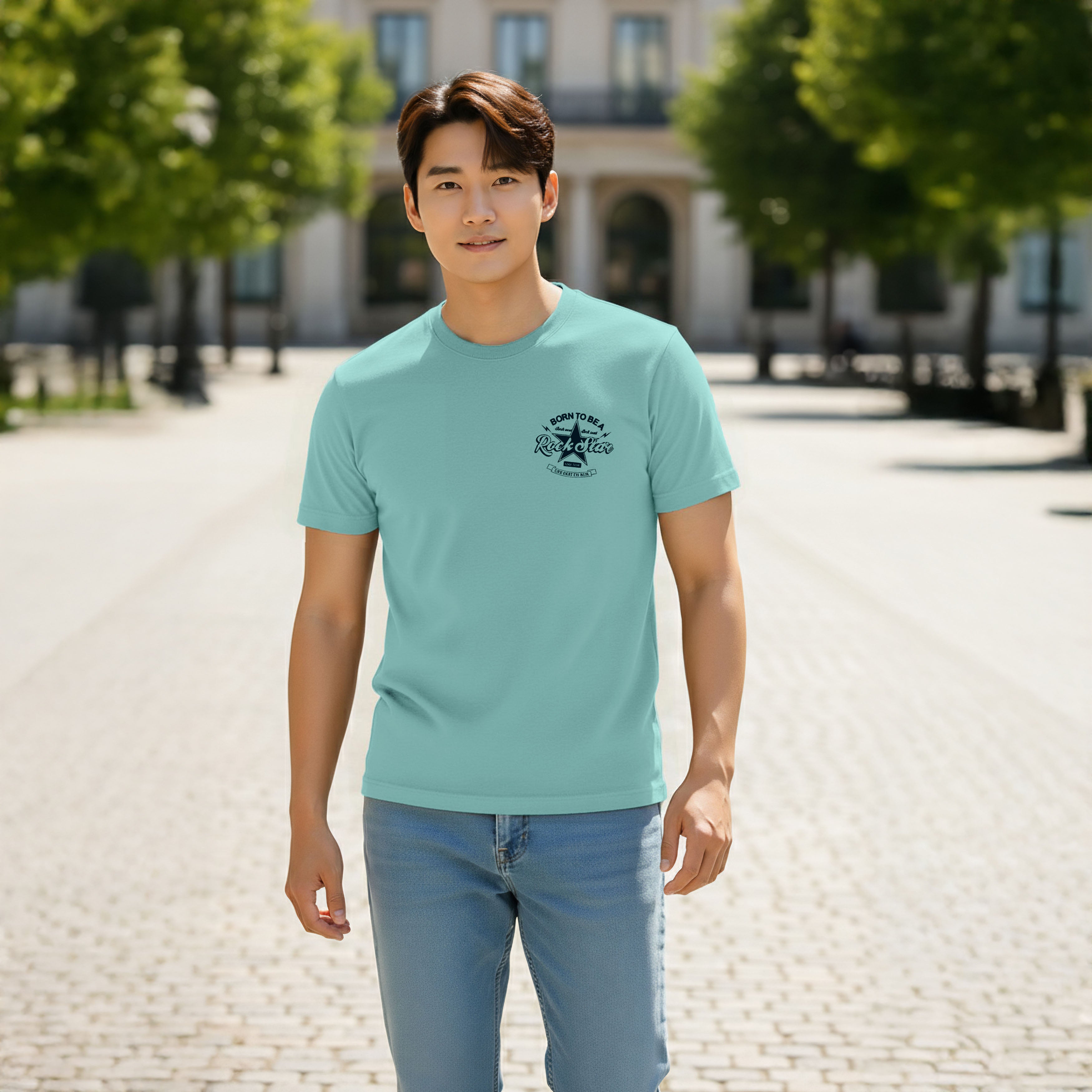 music theme men’s graphic t shirts