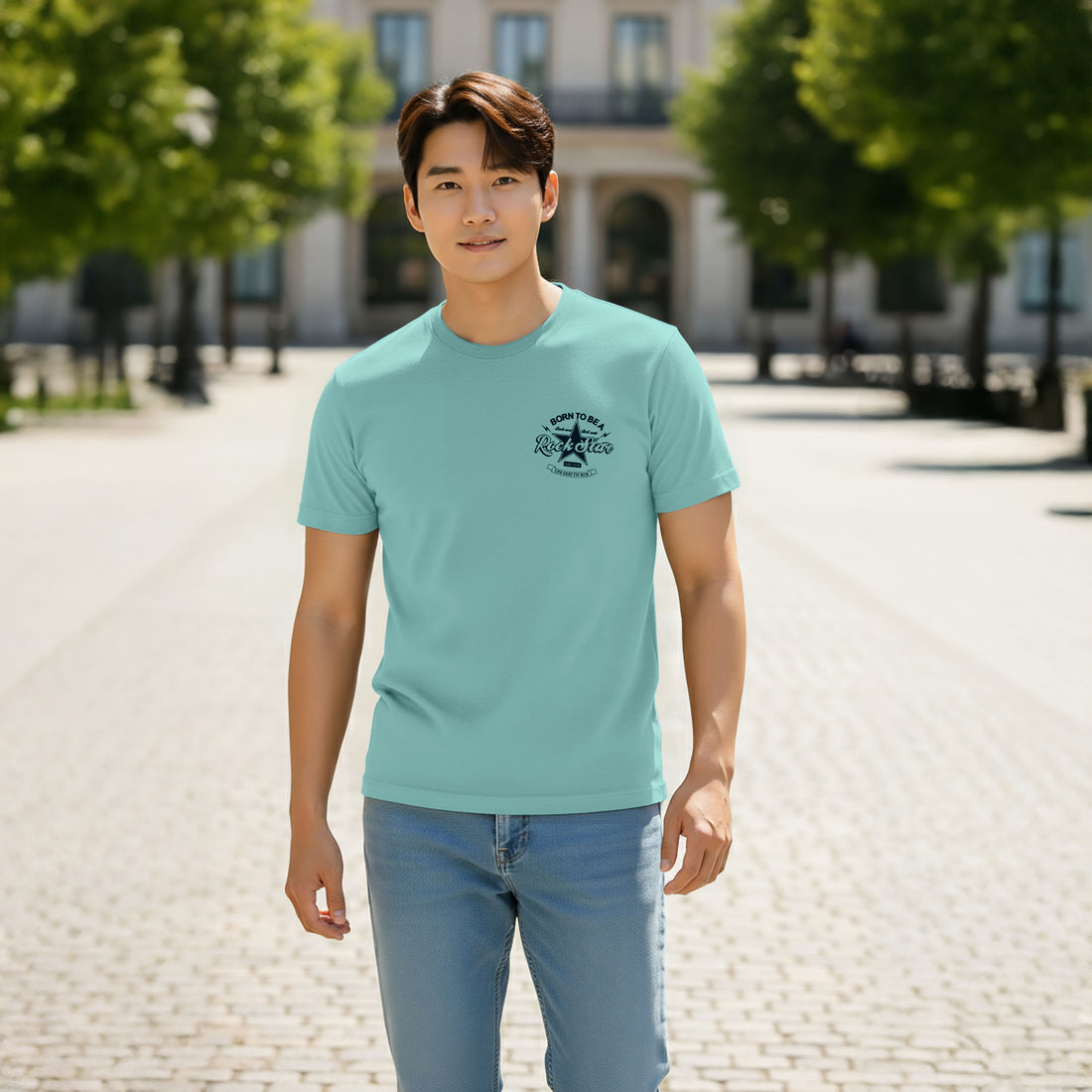 Born to Be a Rock Star Graphic Printed T-shirt