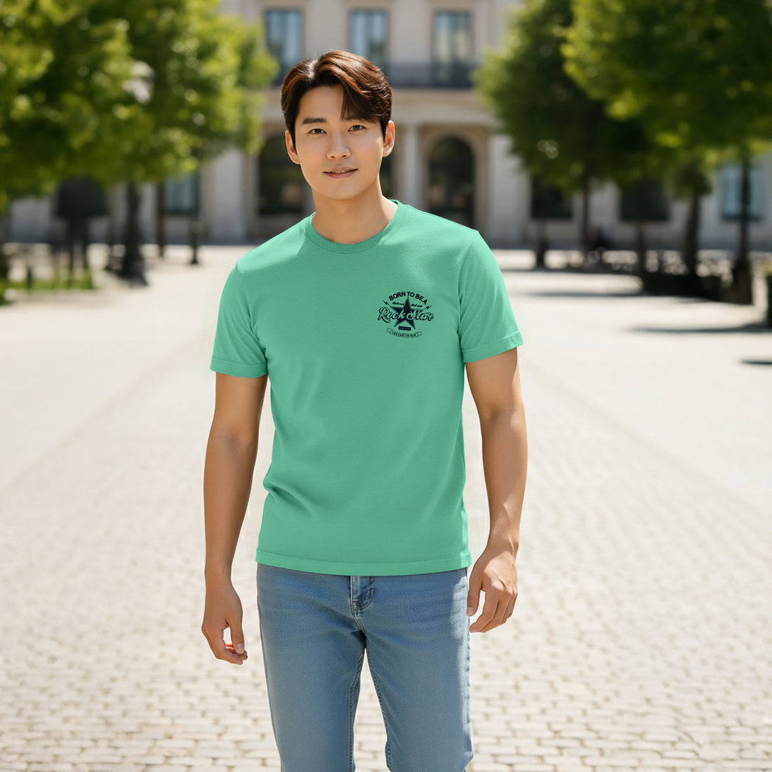 Born to Be a Rock Star Graphic Printed T-shirt