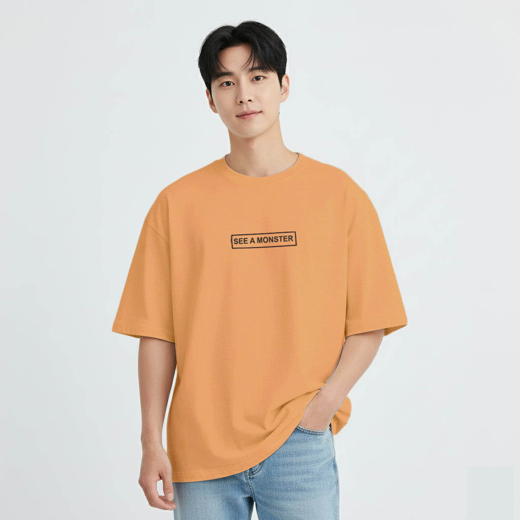 “cool t shirts for men cartoon monster print”