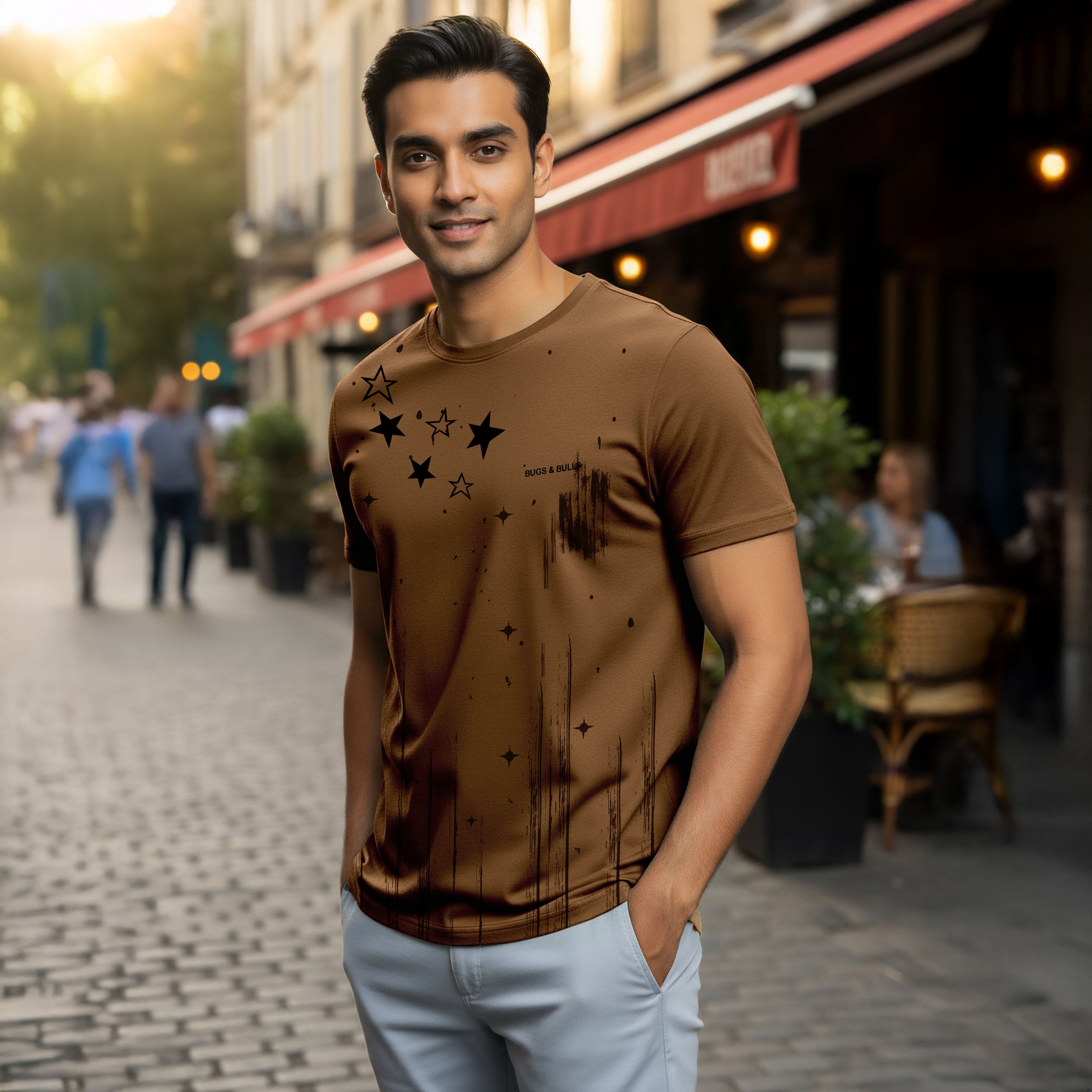 starry abstract mens graphic t shirts