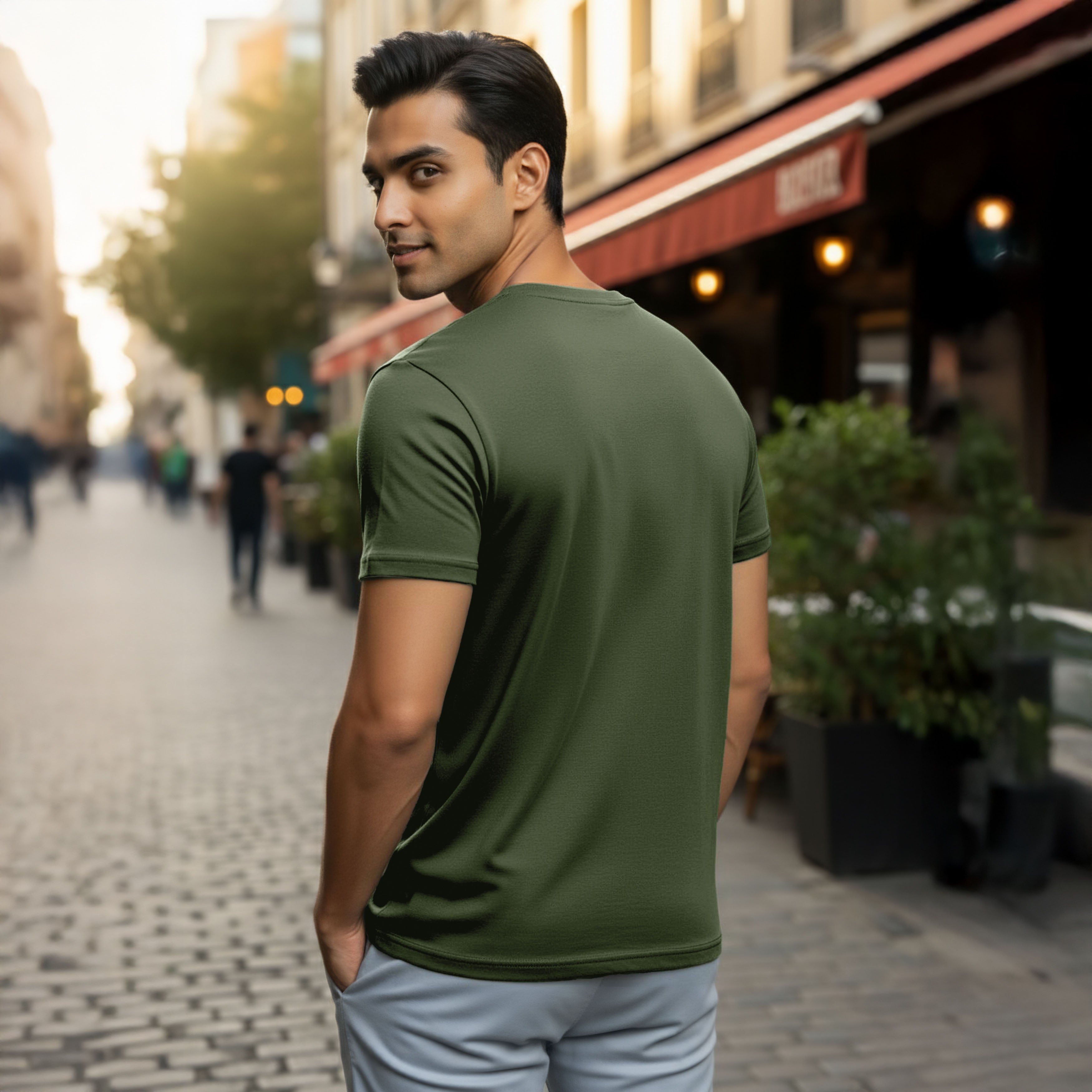 abstract art printed t shirts for men