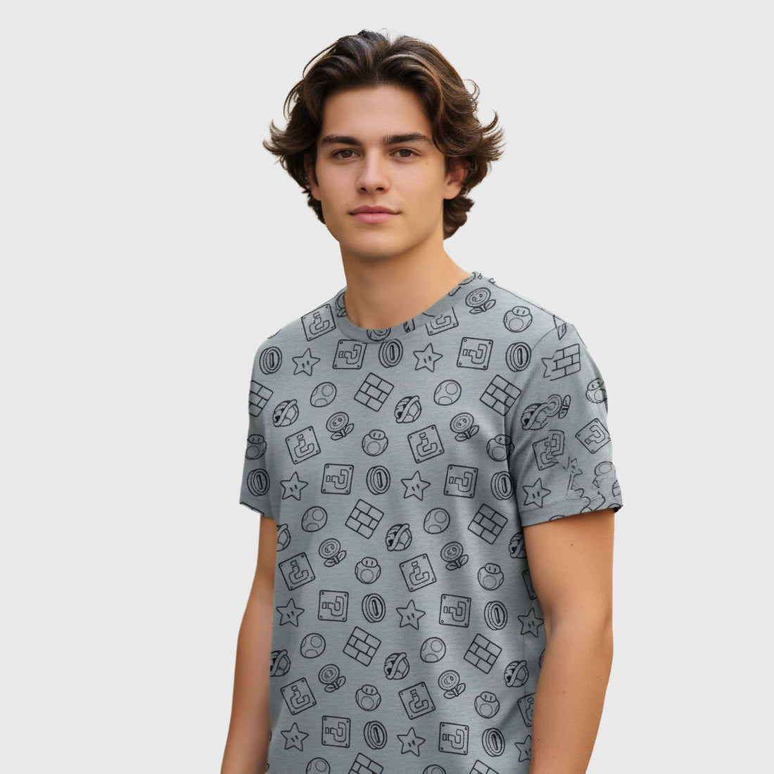 stylish t shirts for men all over pattern