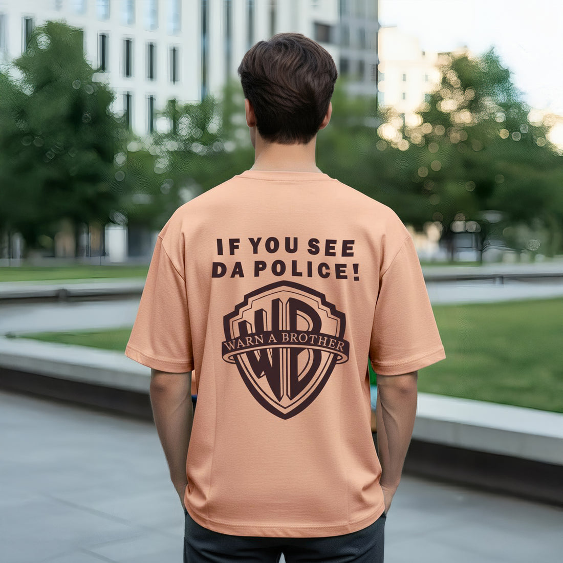 Warn A Brother Oversized T-shirt