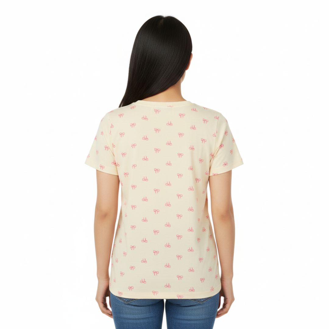 Blessed Bow Print Women’s T-shirt